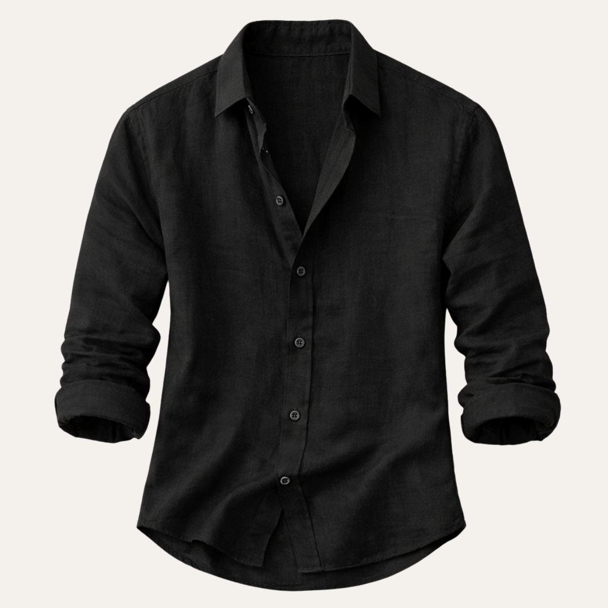 The Meadowrun Men’s Linen Trendy Button Up Shirt