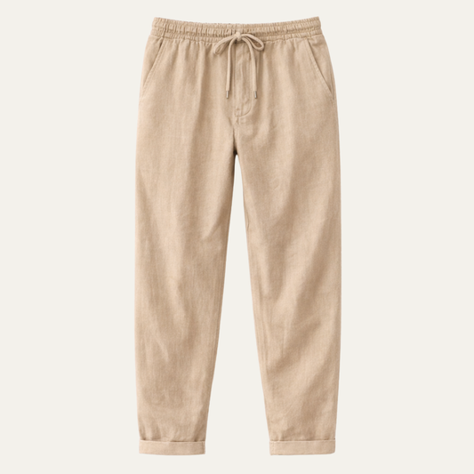 The Maple Ridge Men’s Cotton Linen Wide Leg Pants