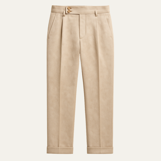 The Perth Men’s Slim Fit High Waisted Straight Leg Dress Pants