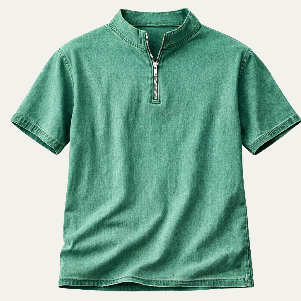 The Wentworth Men’s Trendy Zip Up Collar Shirt