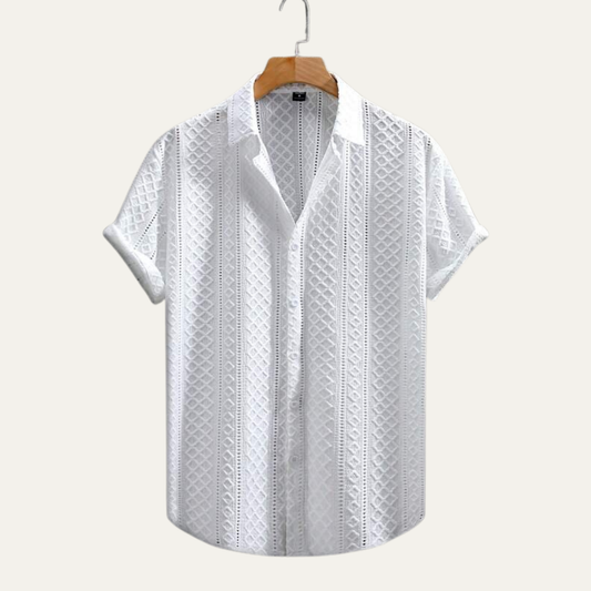 The Ashland Ridge Men’s Summer Textured Button Up Shirt