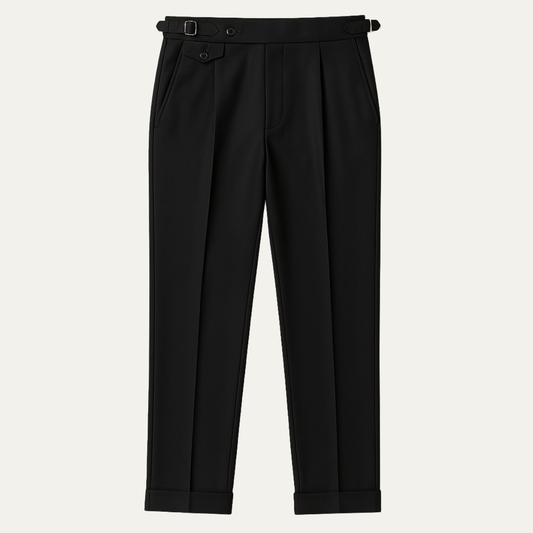 The Cottesloe Men’s Business Casual Dress Pants with Paris Side Buckle Waist