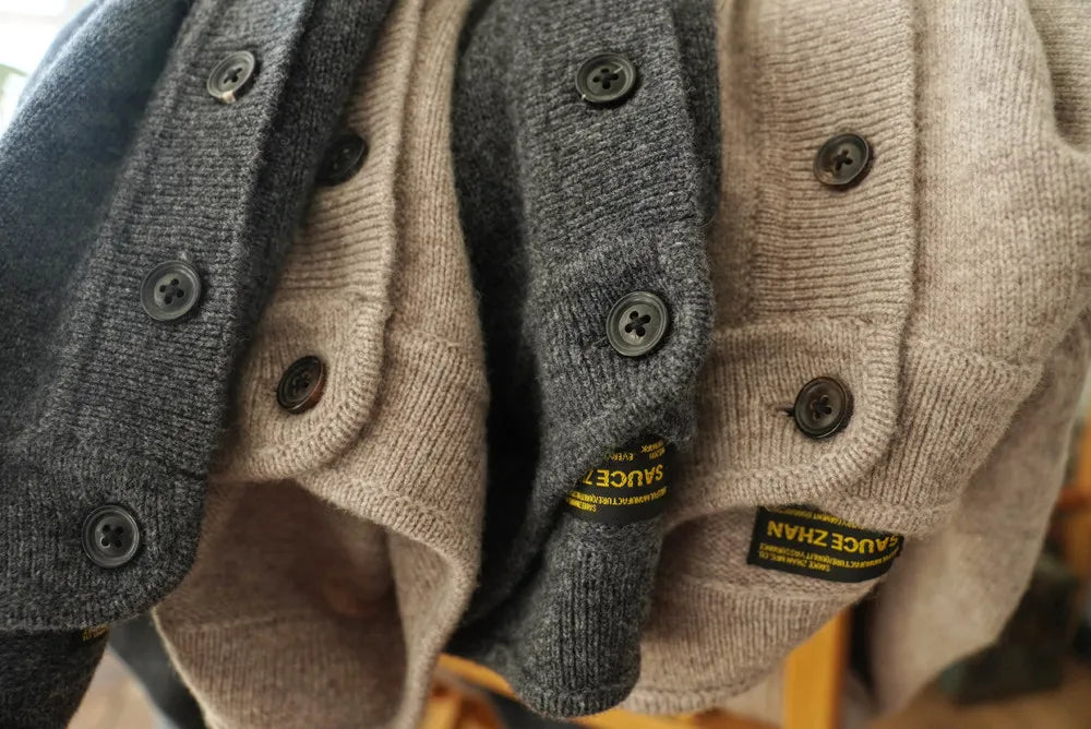 The Coronado Men’s Button Neck  Henley Knit Sweater
