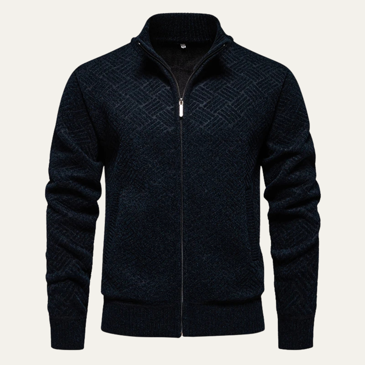 The Dundee Men's Textured Knit Smart Casual Warm Cardigan