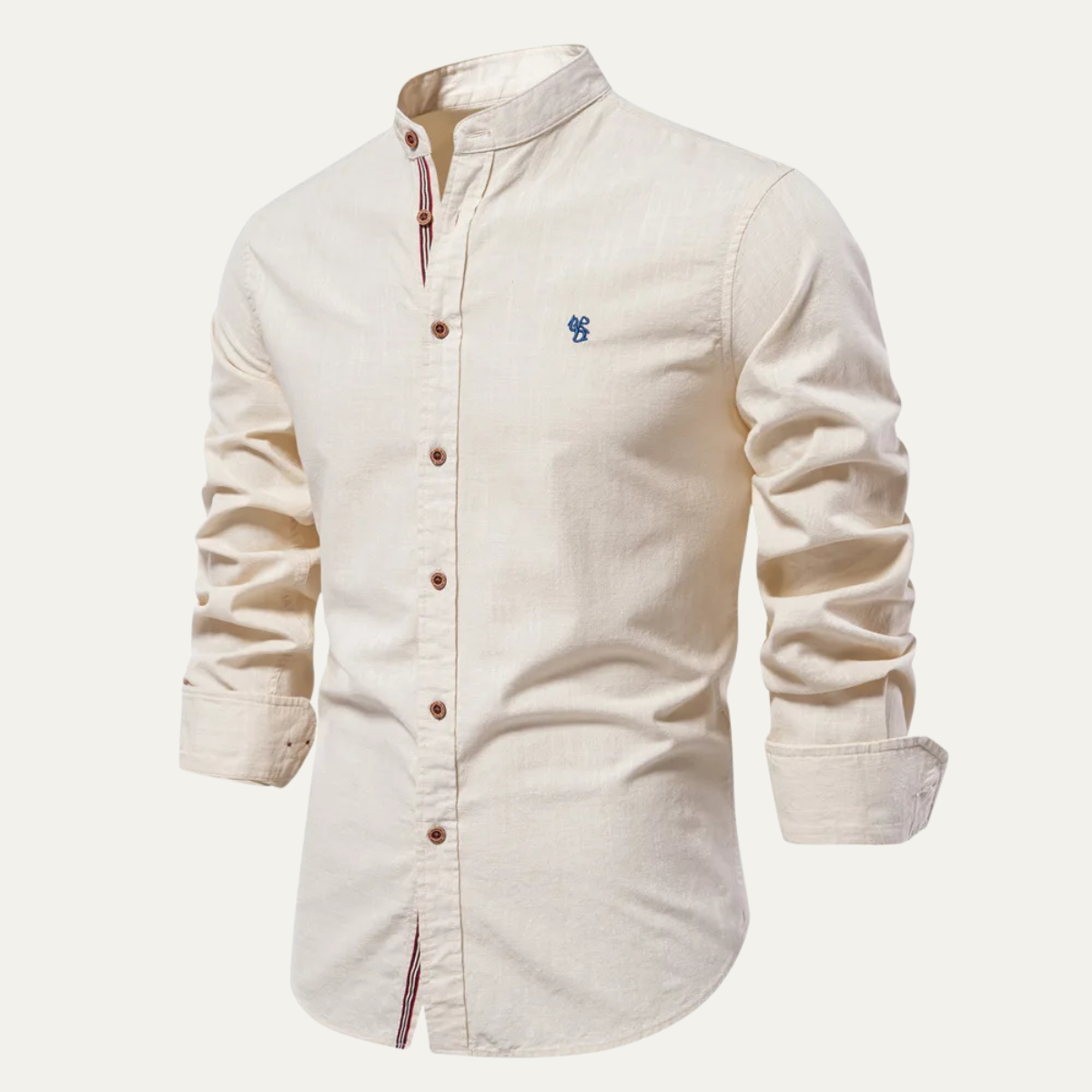 The Pisa Marina Men’s Casual Cotton Linen Business Shirt