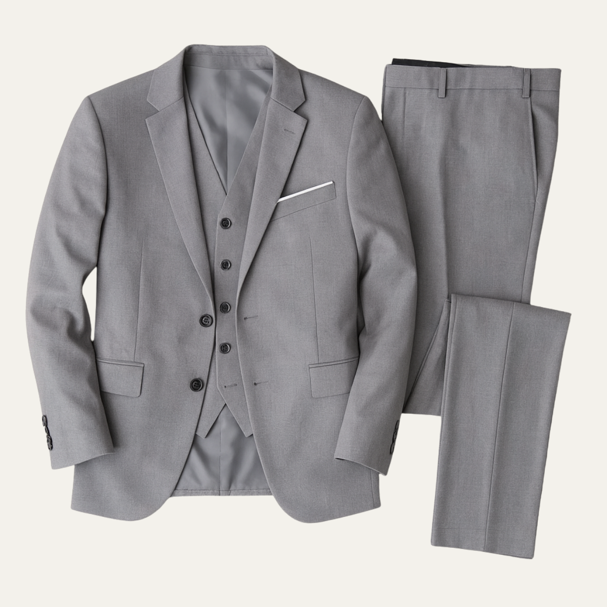 The Bristol Men’s 3 Piece Slim Fit Suit – Blazer, Waistcoat & Trousers
