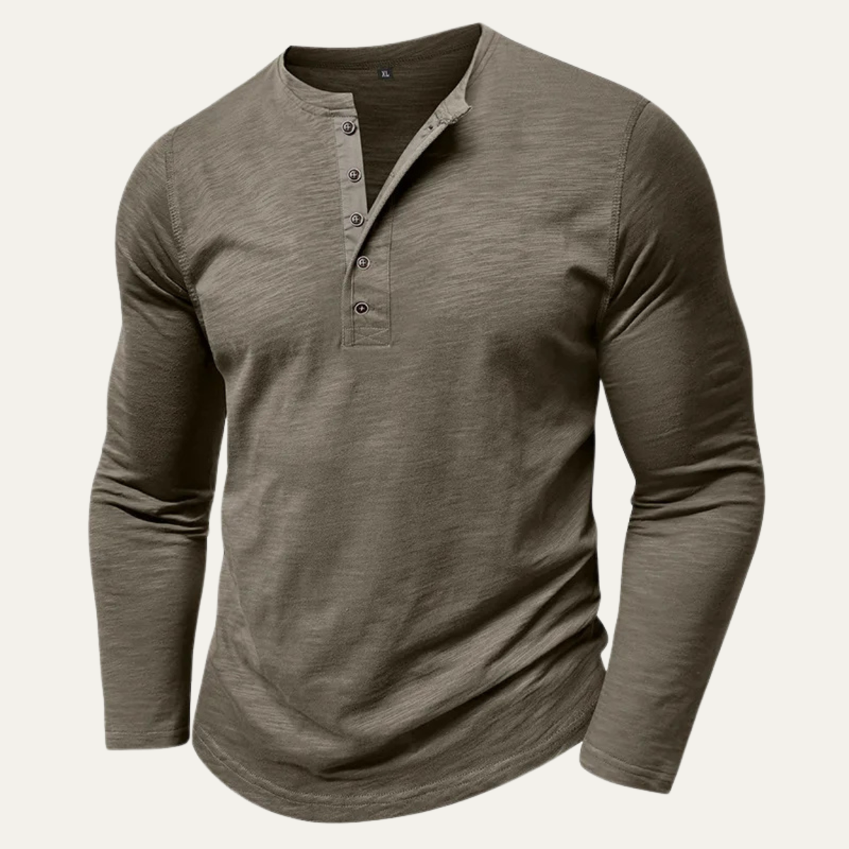 The Oakbrook Ridge Men’s Casual Solid Color Slim Fit Henley T Shirt