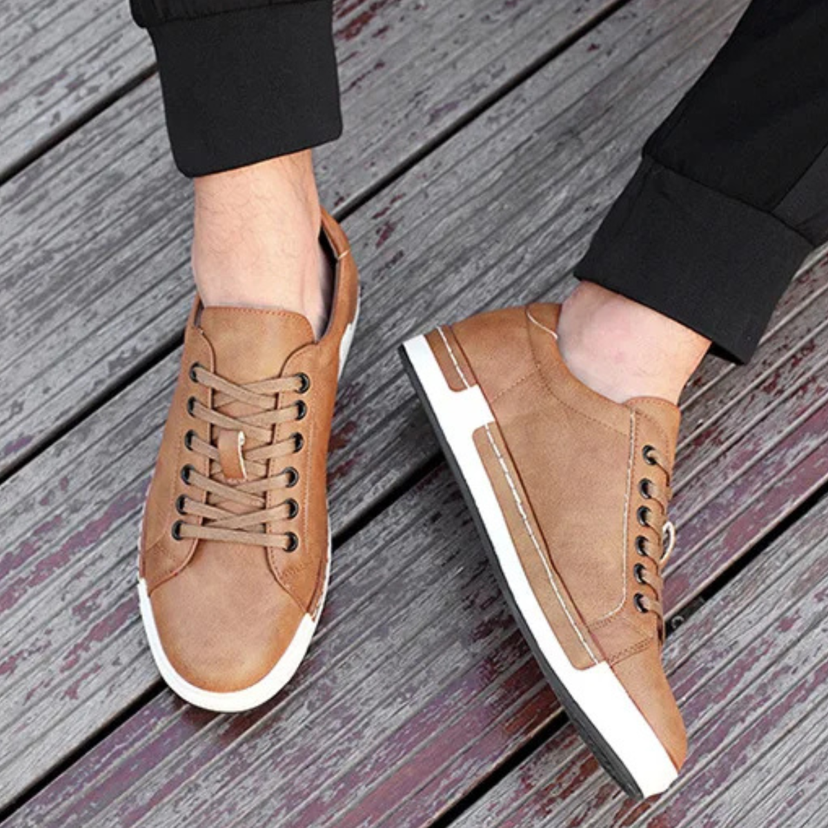 The Bridgewater Men’s Vintage Trendy Classic Lace Up Shoes