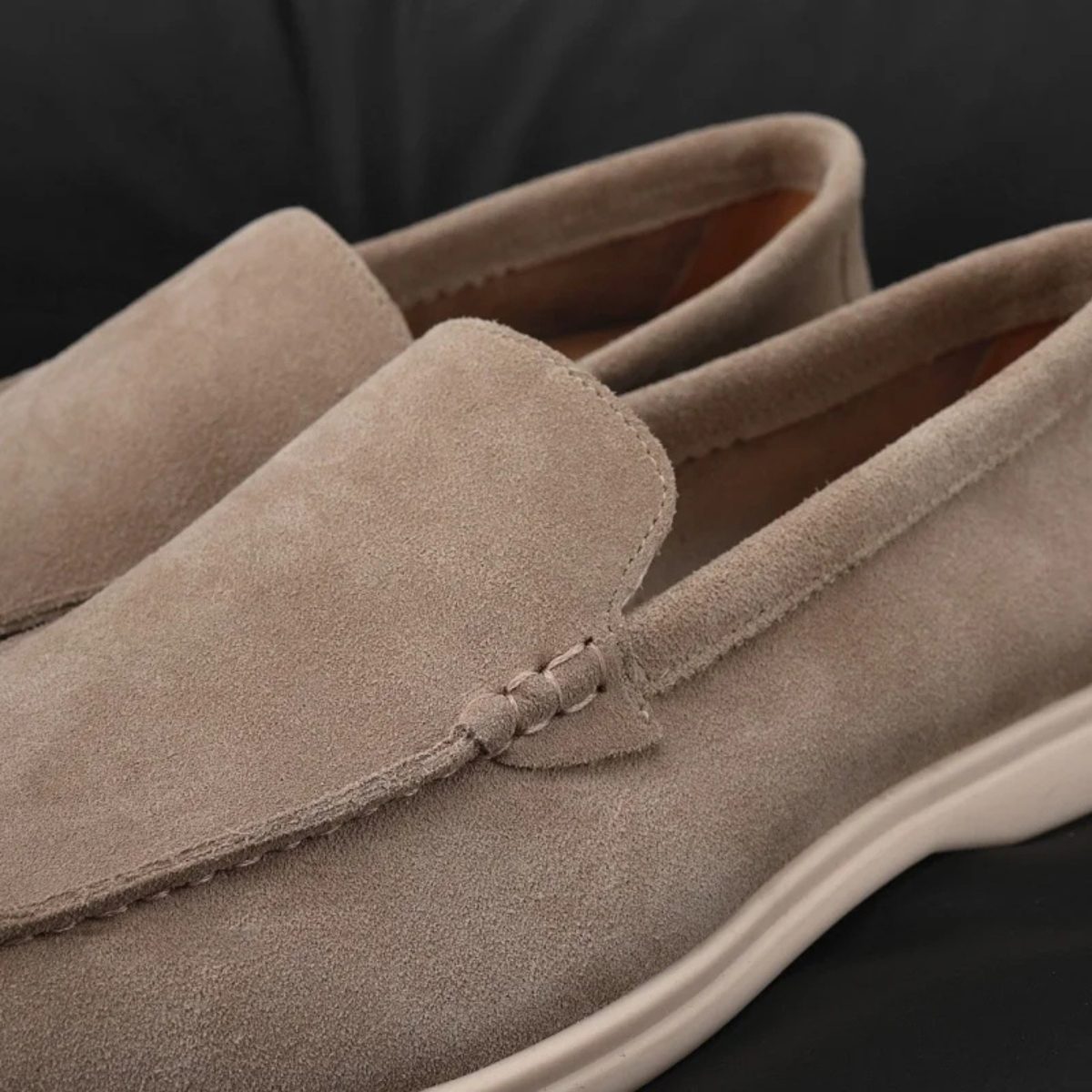 The Sydney Men’s Soft Sole Suede Leather Slip On Loafers