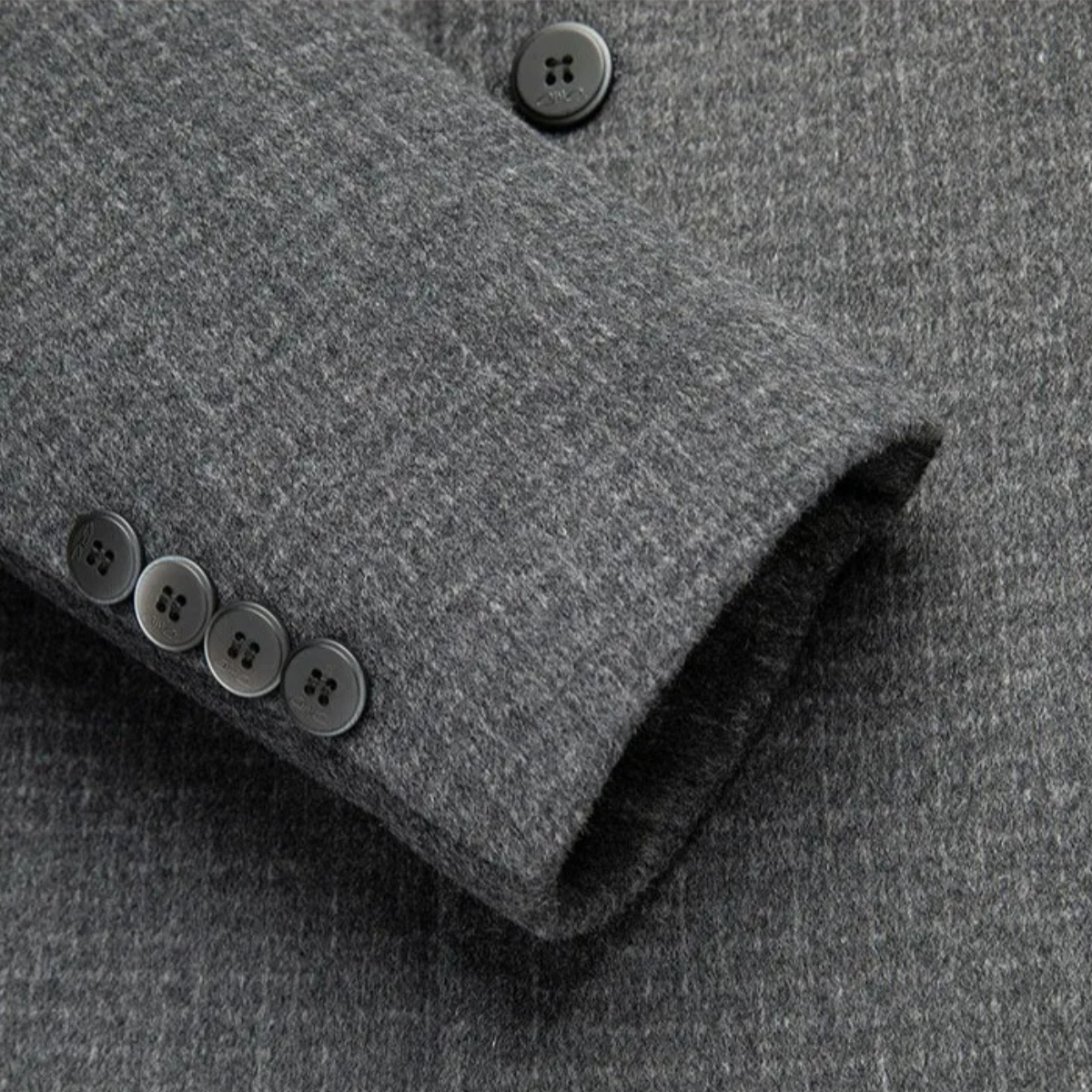 The La Villa Men’s Classic Double Faced Wool Coat