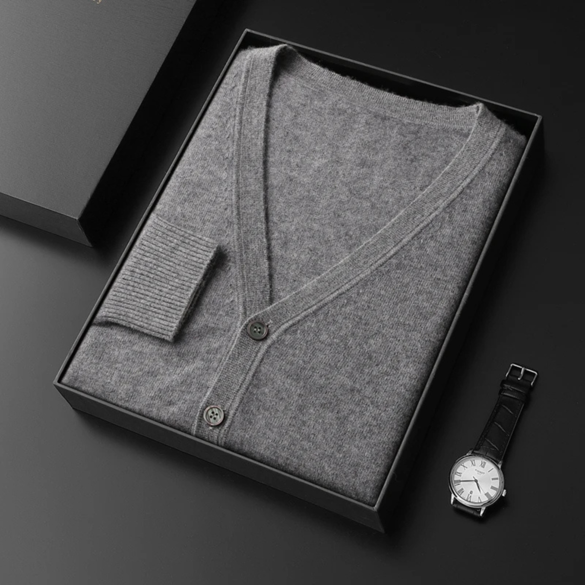 The Ravenport Cashmere Sweater – Men's 100% Soft Luxury Wool Knit Sweater