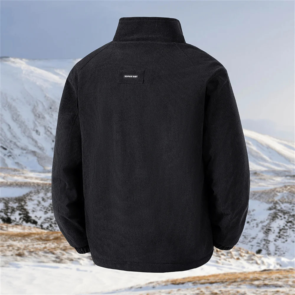 The Crosswood Men’s Corduroy Fleece Winter Zip Jacket
