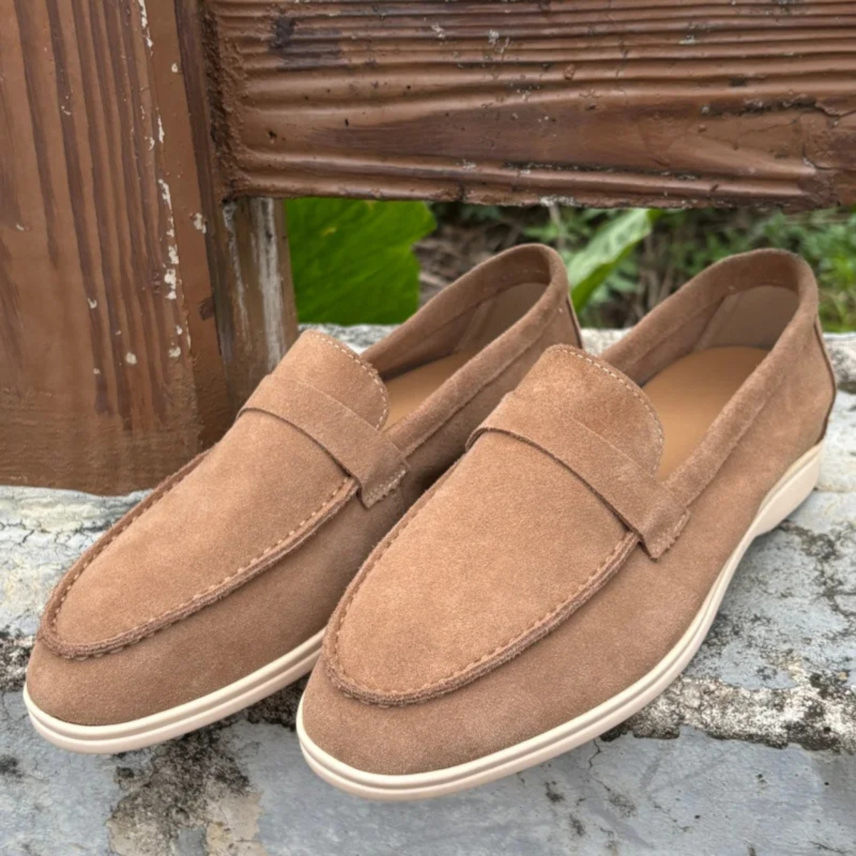 The Sydney Men’s Soft Sole Suede Leather Slip On Loafers