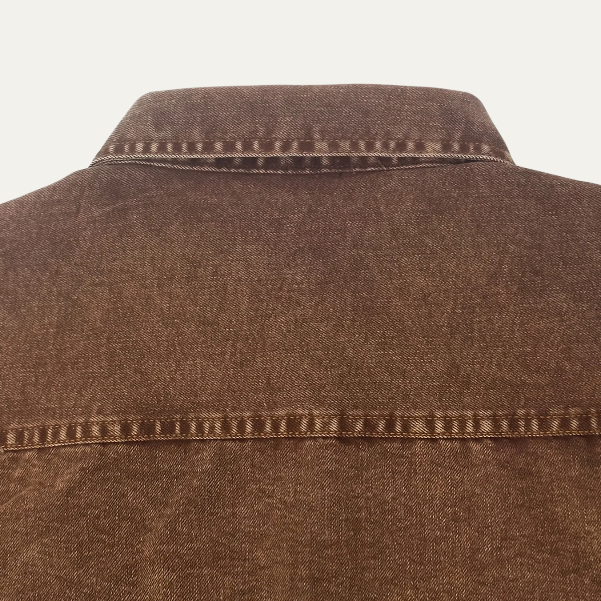 The Belleford Men’s Vintage Washed Denim Workwear Shirt