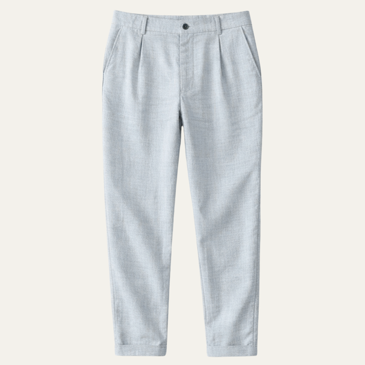The Stonehaven Men's Ankle Length Casual Beach Trousers with Pockets