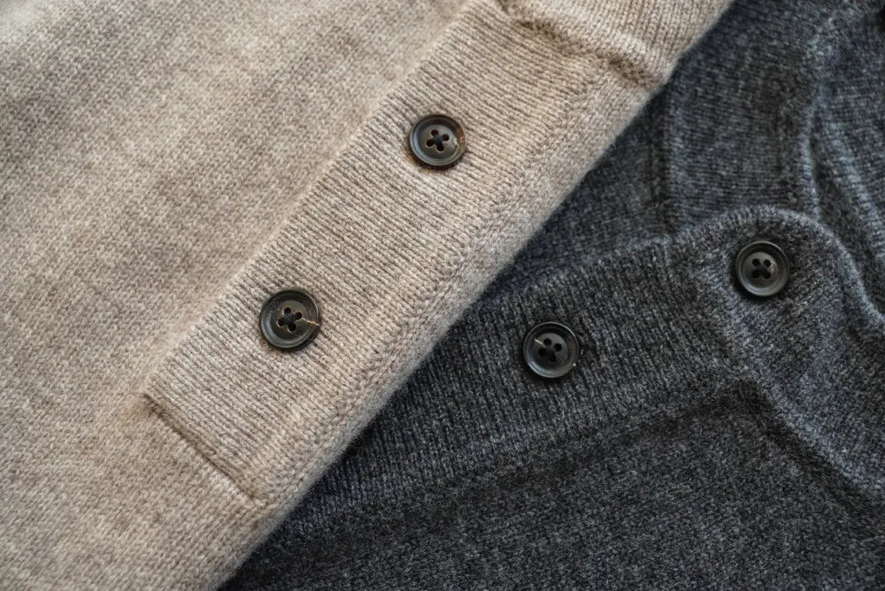 The Coronado Men’s Button Neck  Henley Knit Sweater