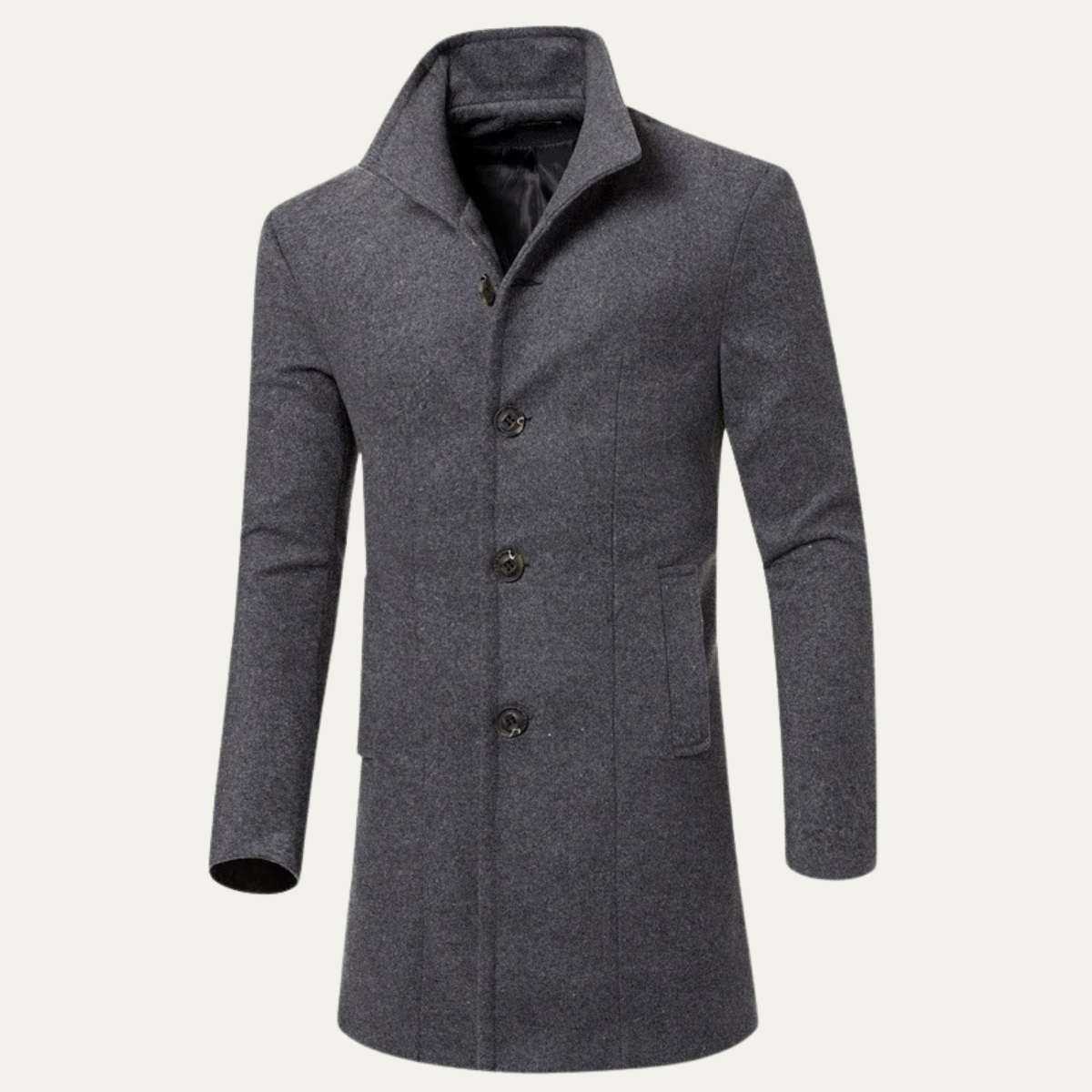 The Perth Men’s Smart Casual Wool Blend Overcoat