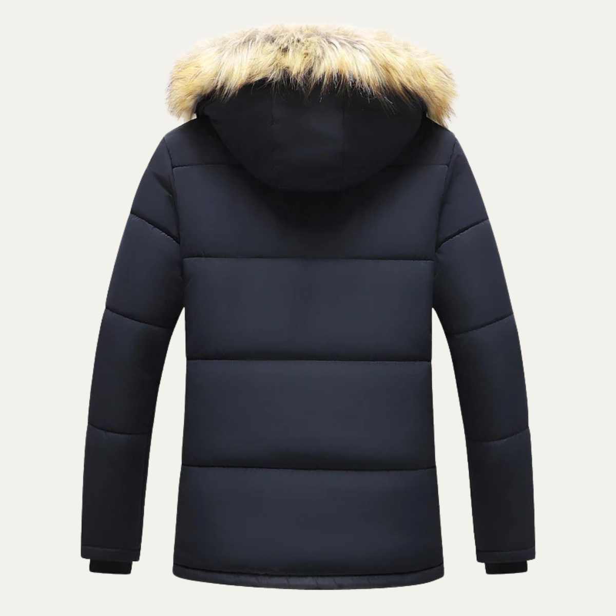 The Cremona Men’s Winter Warm Hooded Parka Jacket with Fur Collar