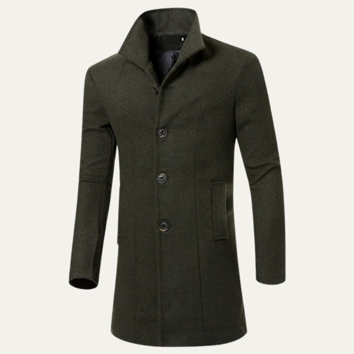 The Perth Men’s Smart Casual Wool Blend Overcoat