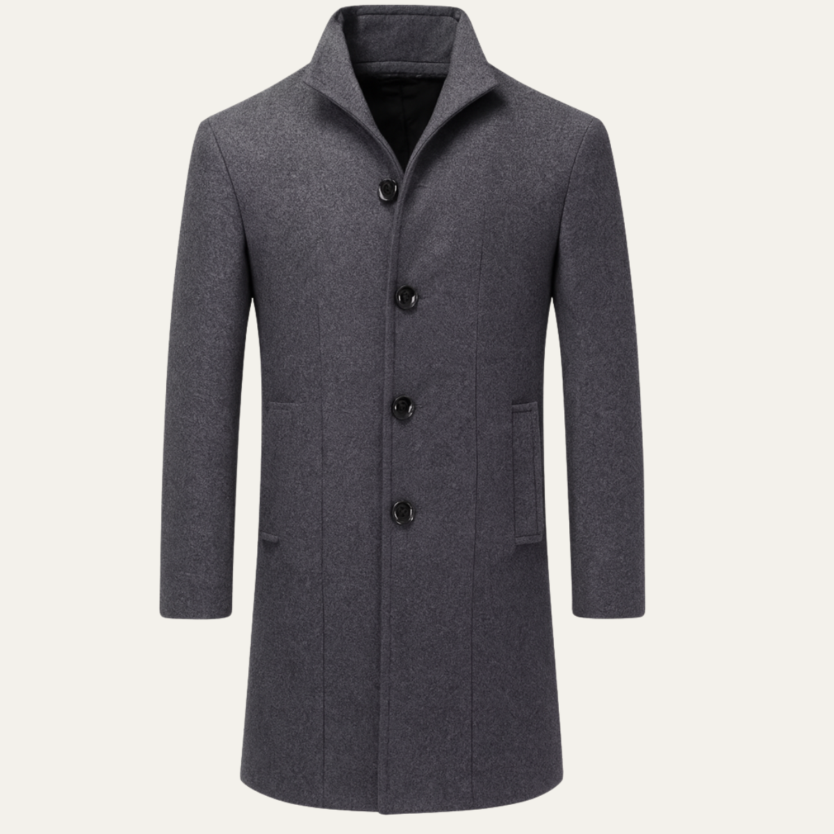 The Perth Men’s Smart Casual Wool Blend Overcoat