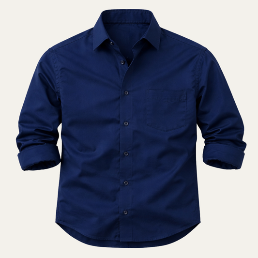 The Lignano Men’s Slim Fit Stretch Button Down Business Shirt