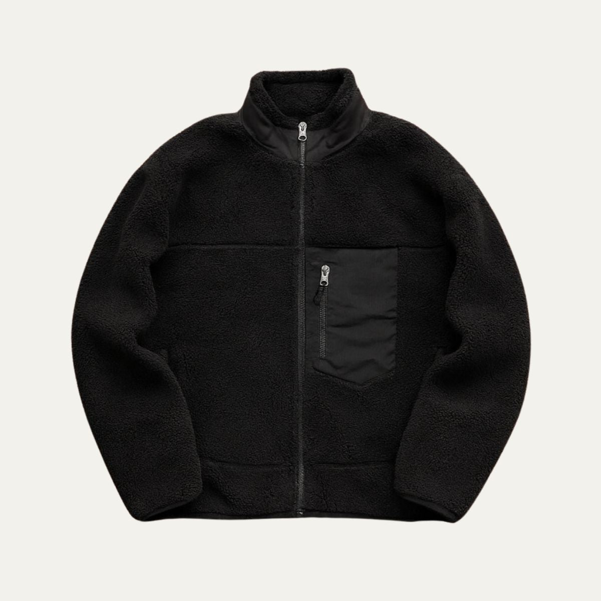 The Inverness Fleece Lined Teddy Wool Jacket for Men