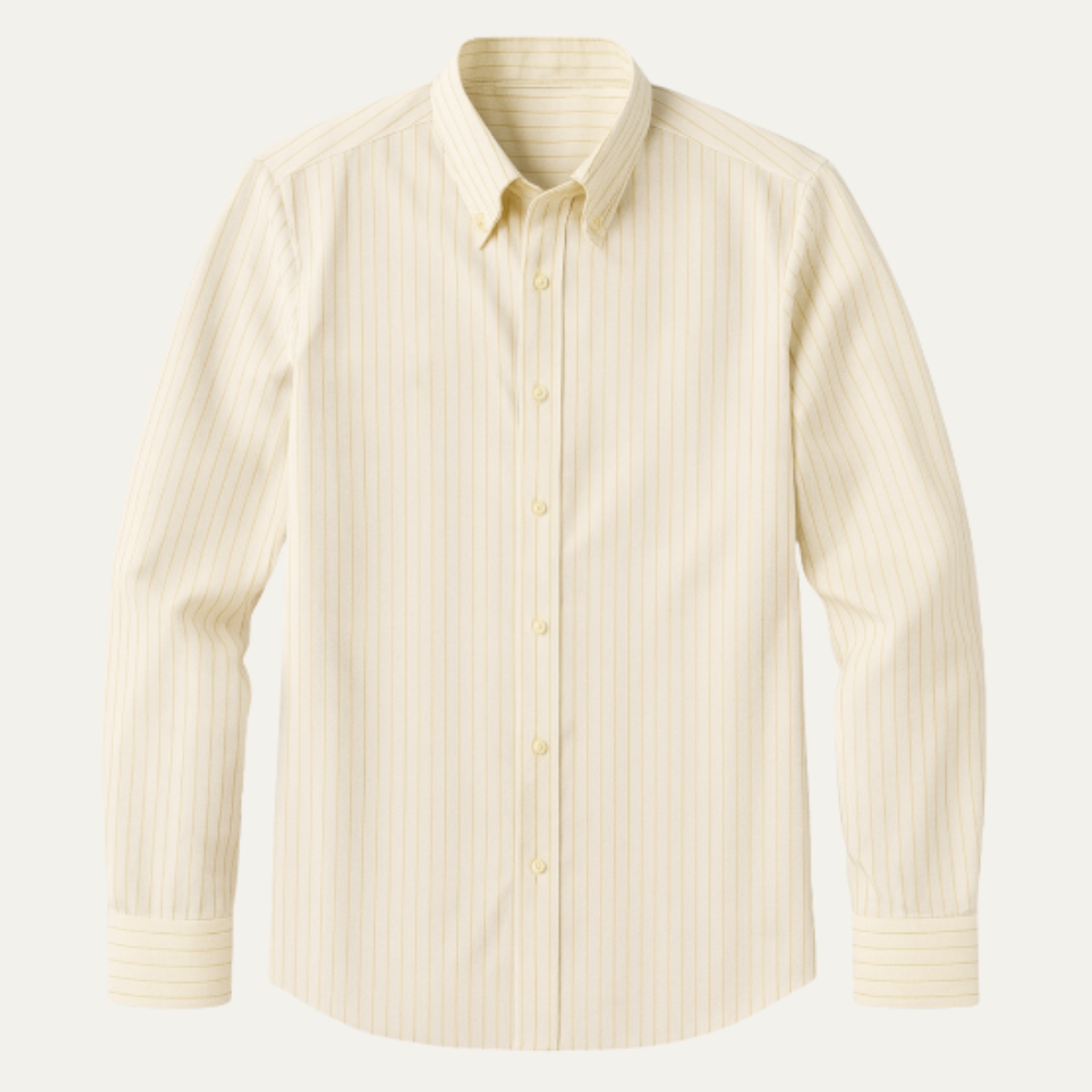 The Macerata Men’s Textured Pleated Formal Button Up Dress Shirt – Apricot