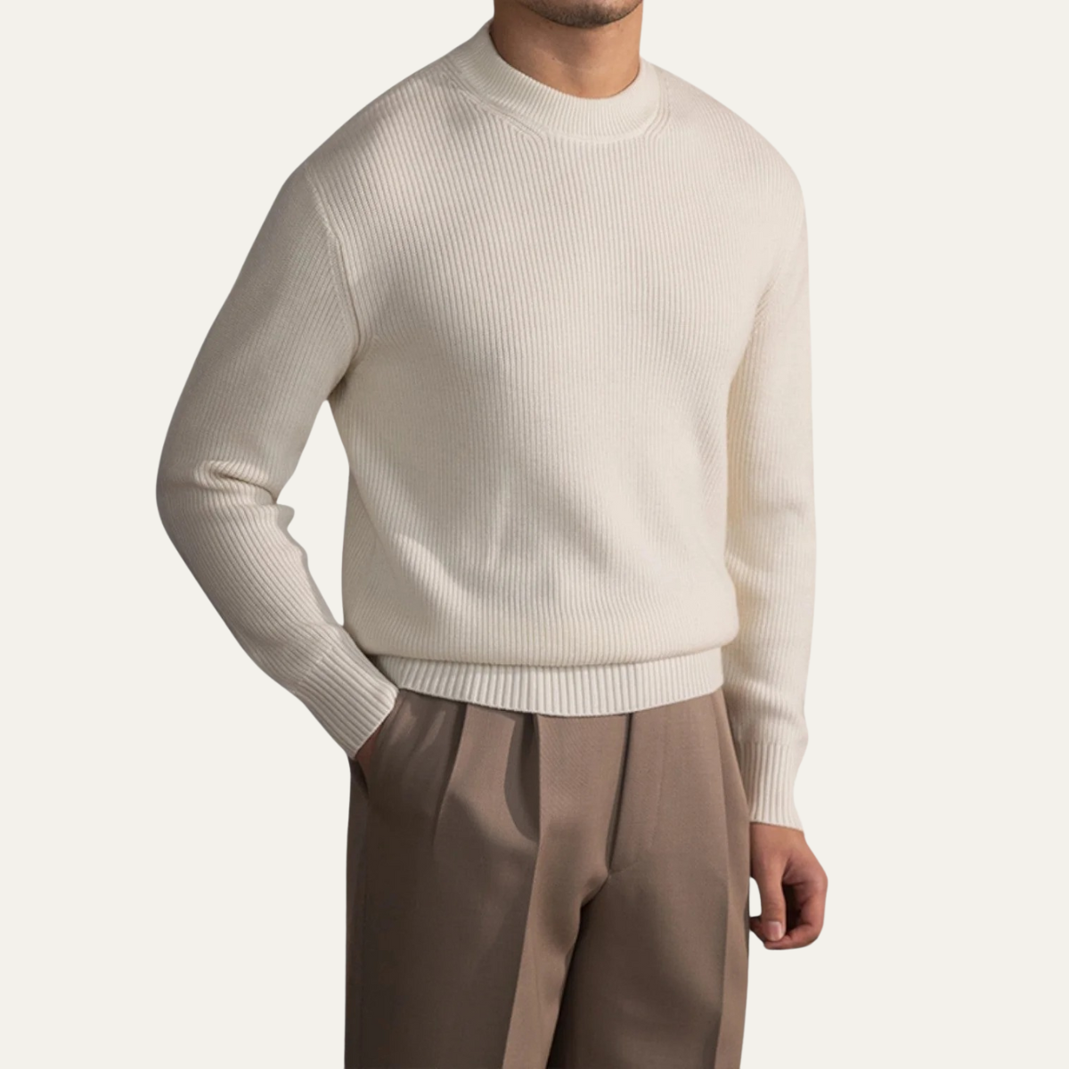 The Sunningdale Men's Wool Blend Crew Neck Sweater