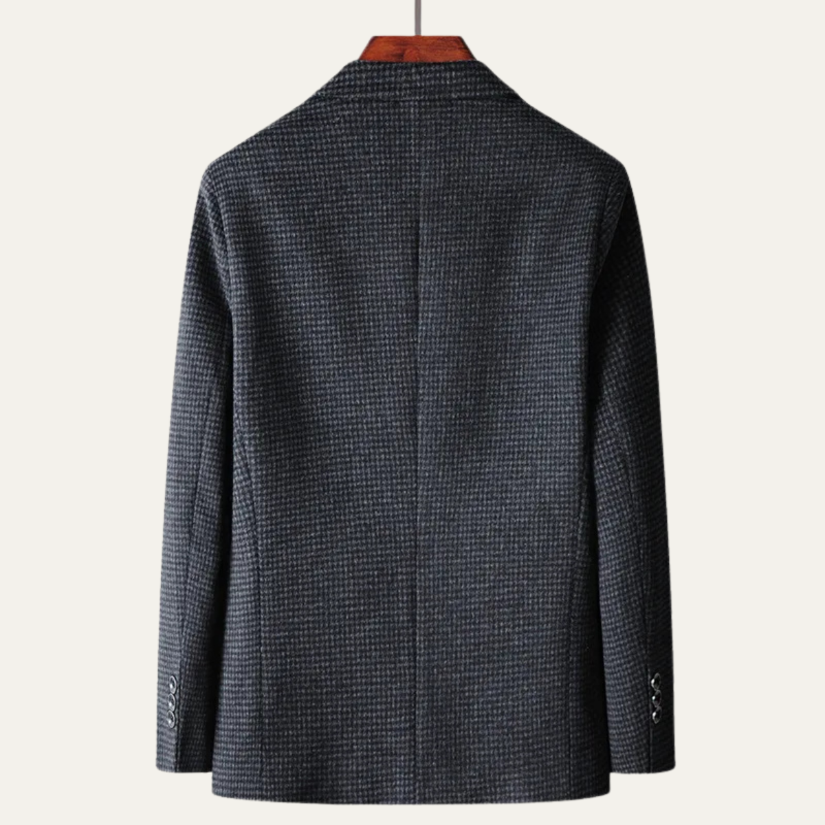 The Hawthorne Hill Men’s Casual Business Houndstooth Cotton Blazer