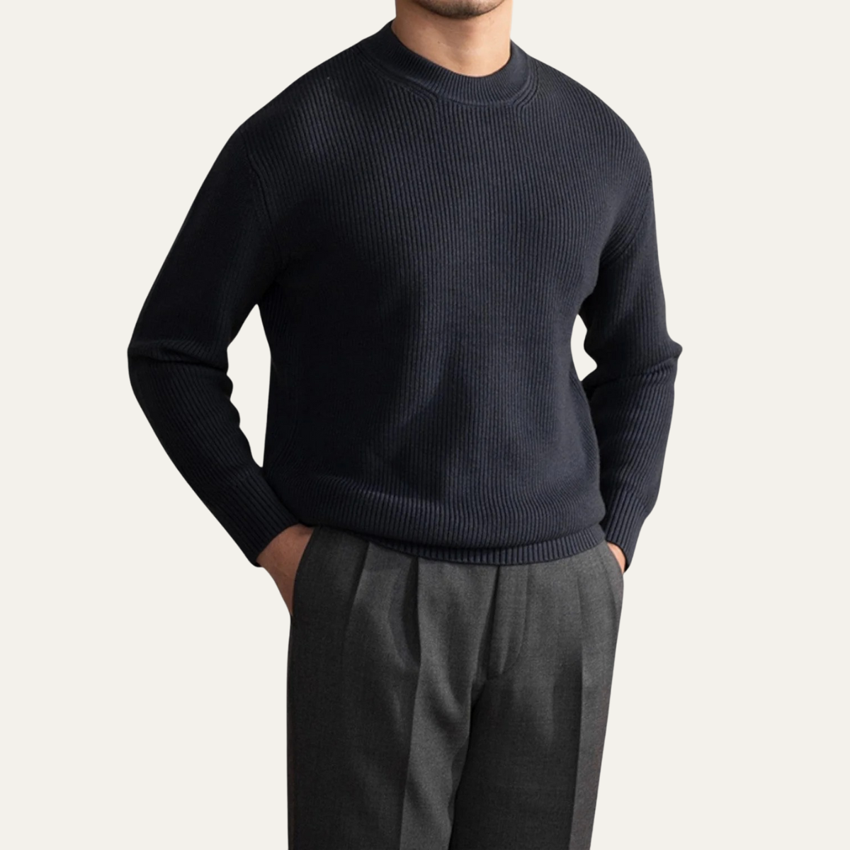 The Sunningdale Men's Wool Blend Crew Neck Sweater