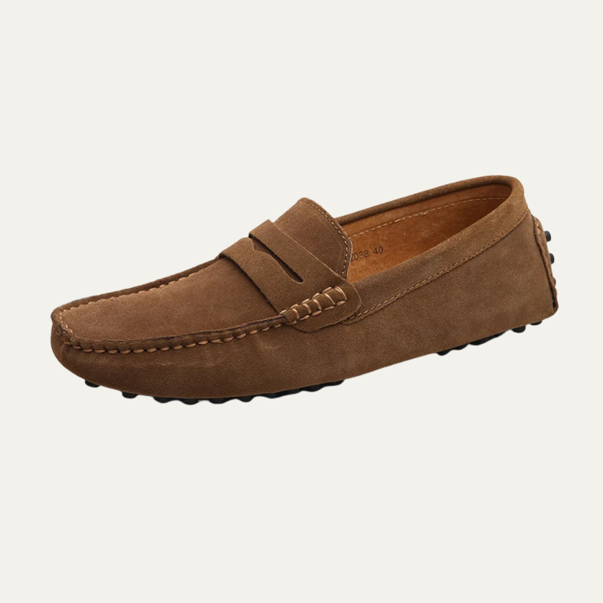The Asiago Men’s Casual Faux Leather Slip On Loafers