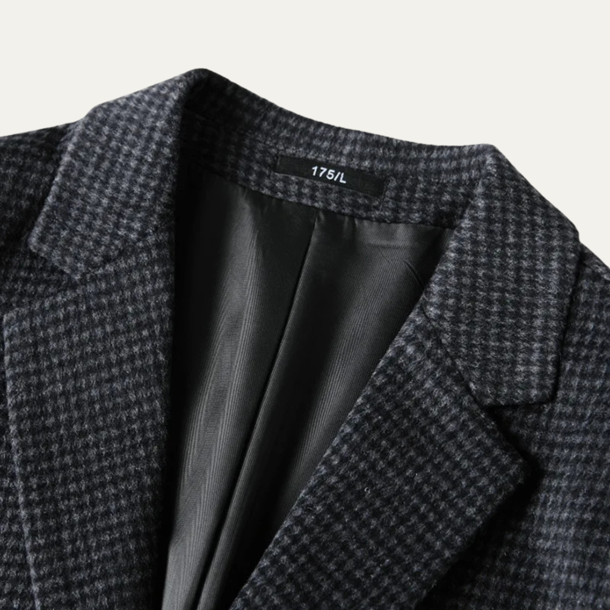 The Hawthorne Hill Men’s Casual Business Houndstooth Cotton Blazer