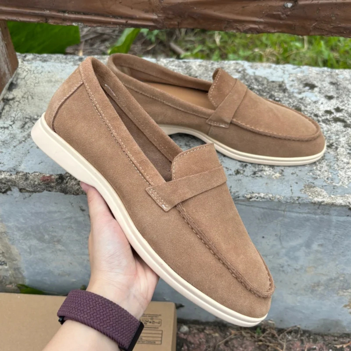 The Sydney Men’s Soft Sole Suede Leather Slip On Loafers