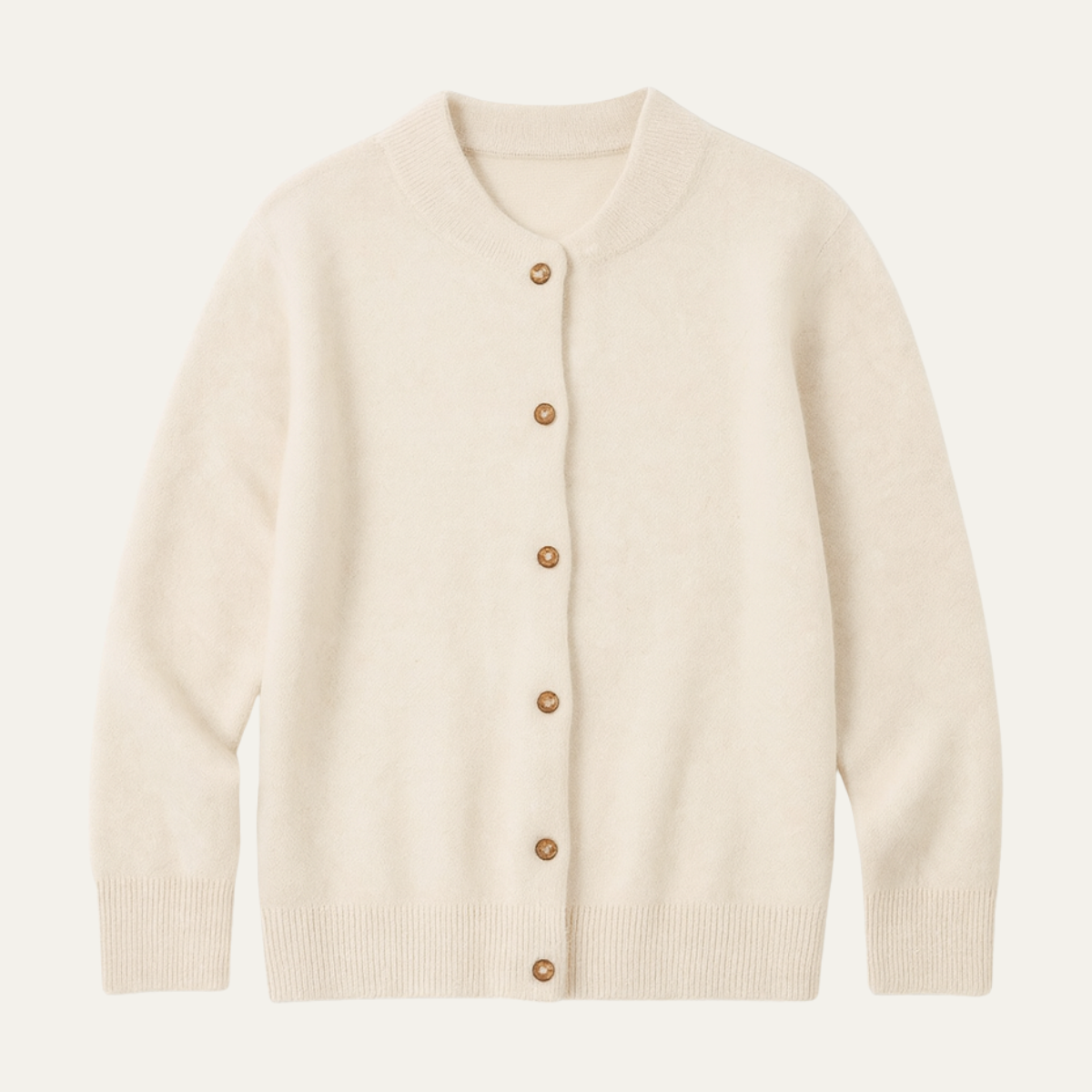 The Coimbra Men’s Elegant Cashmere Stand Collar Knit Cardigan