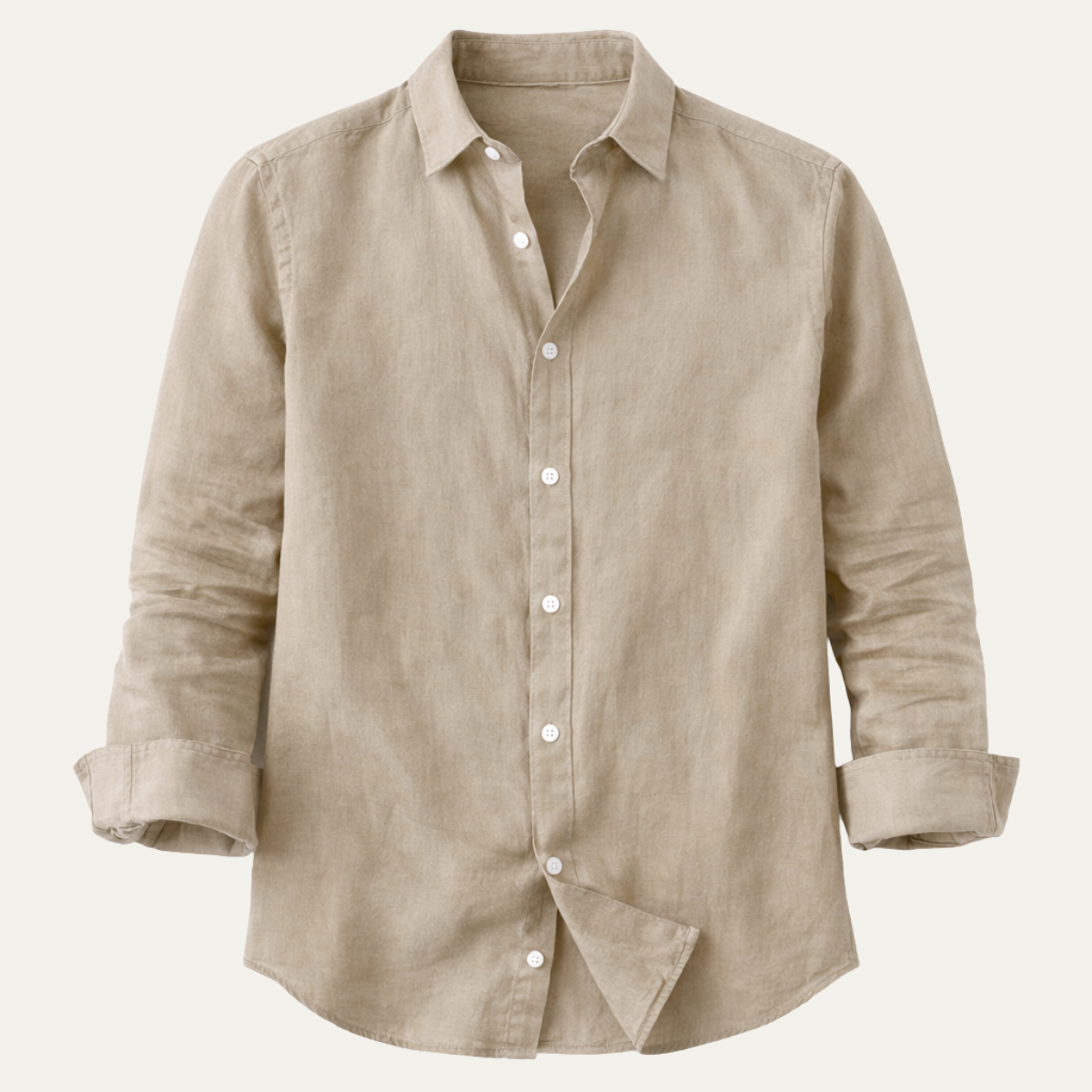 The Oristano Men’s Cotton Linen Button Up Summer Shirt