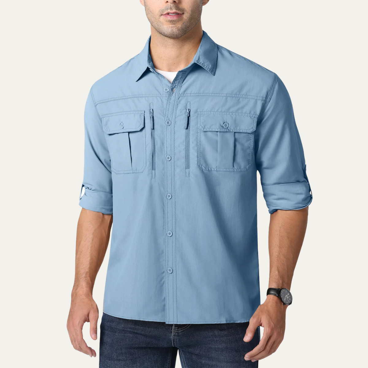 The Perugia Men’s Quick Dry UV Protection Hiking Shirt