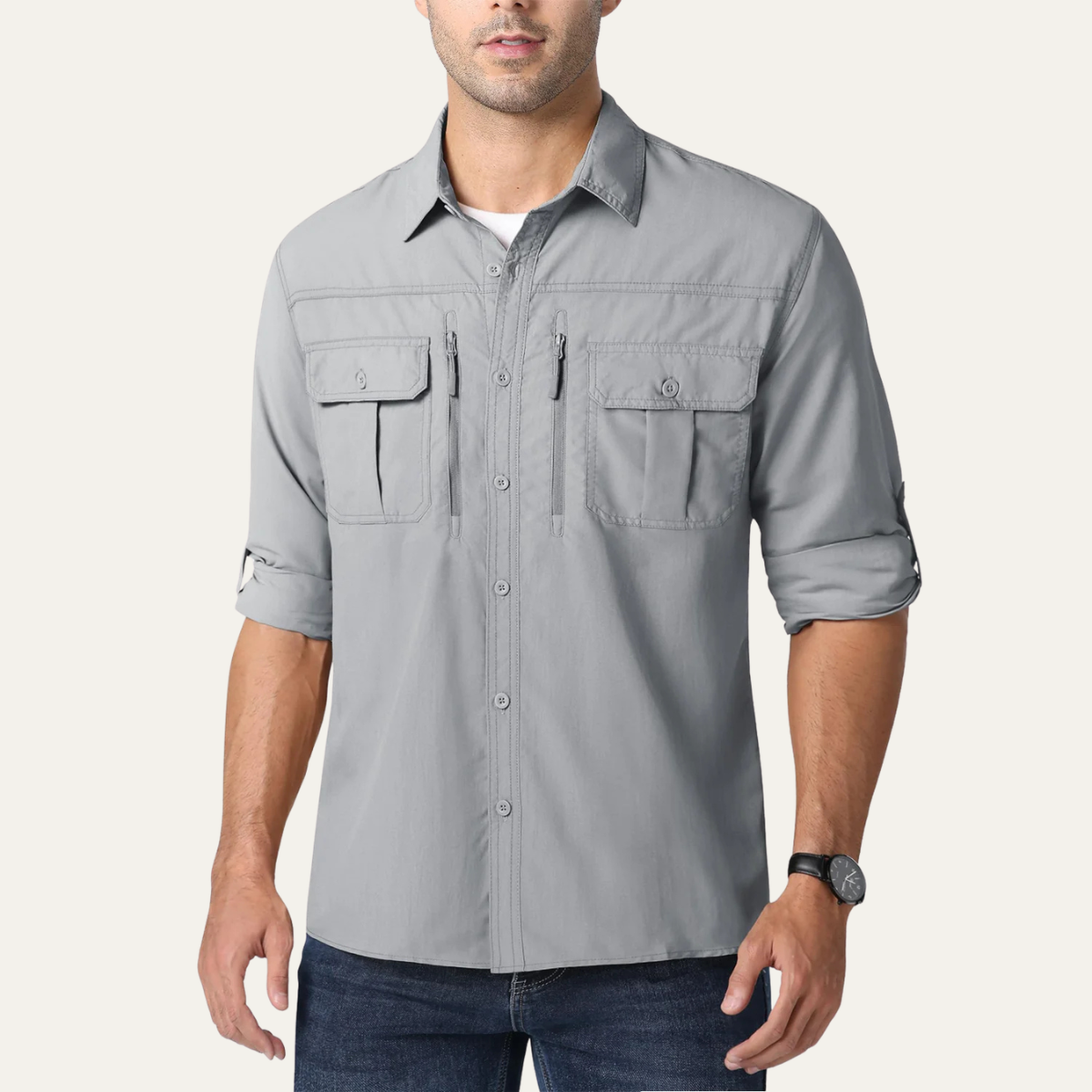 The Perugia Men’s Quick Dry UV Protection Hiking Shirt