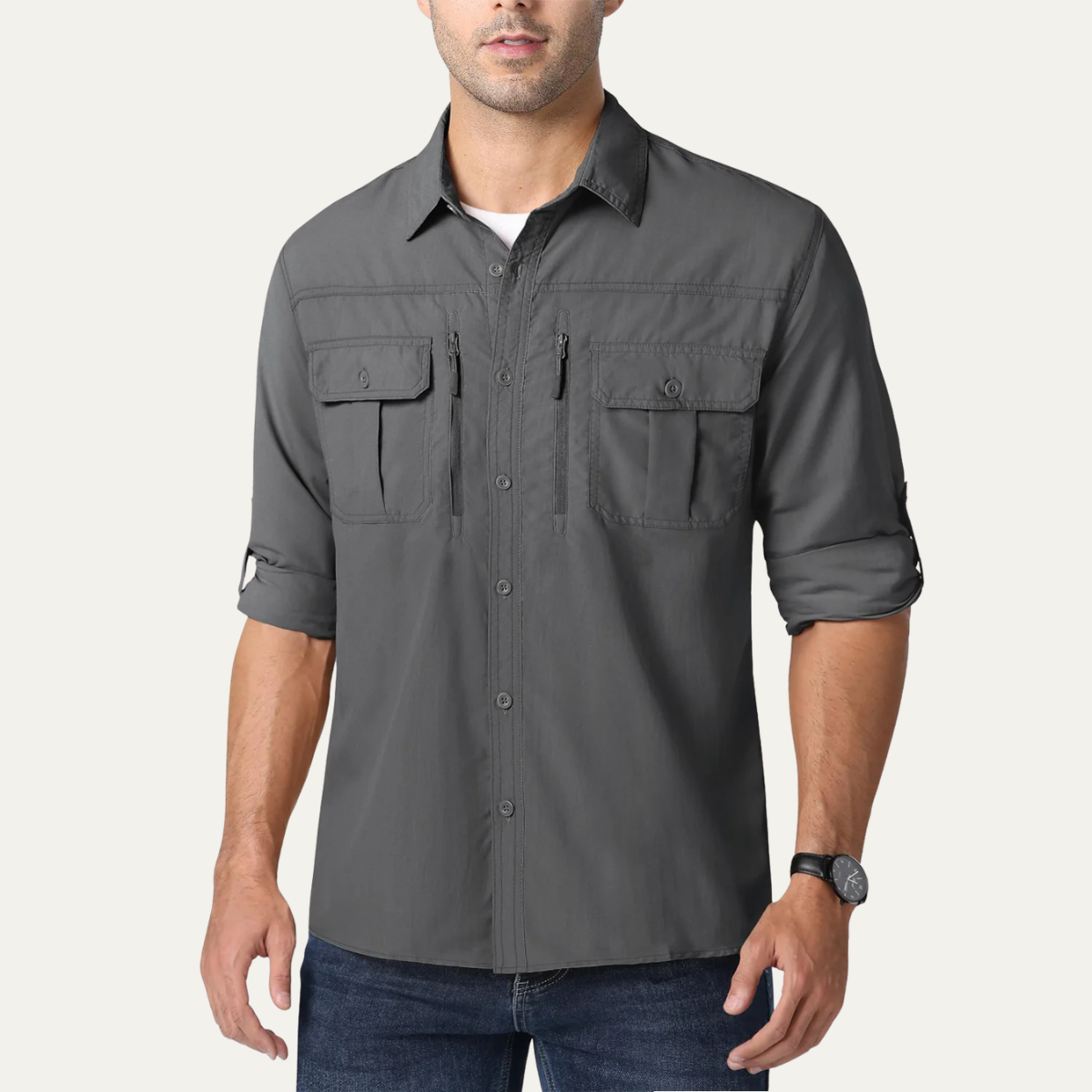 The Perugia Men’s Quick Dry UV Protection Hiking Shirt