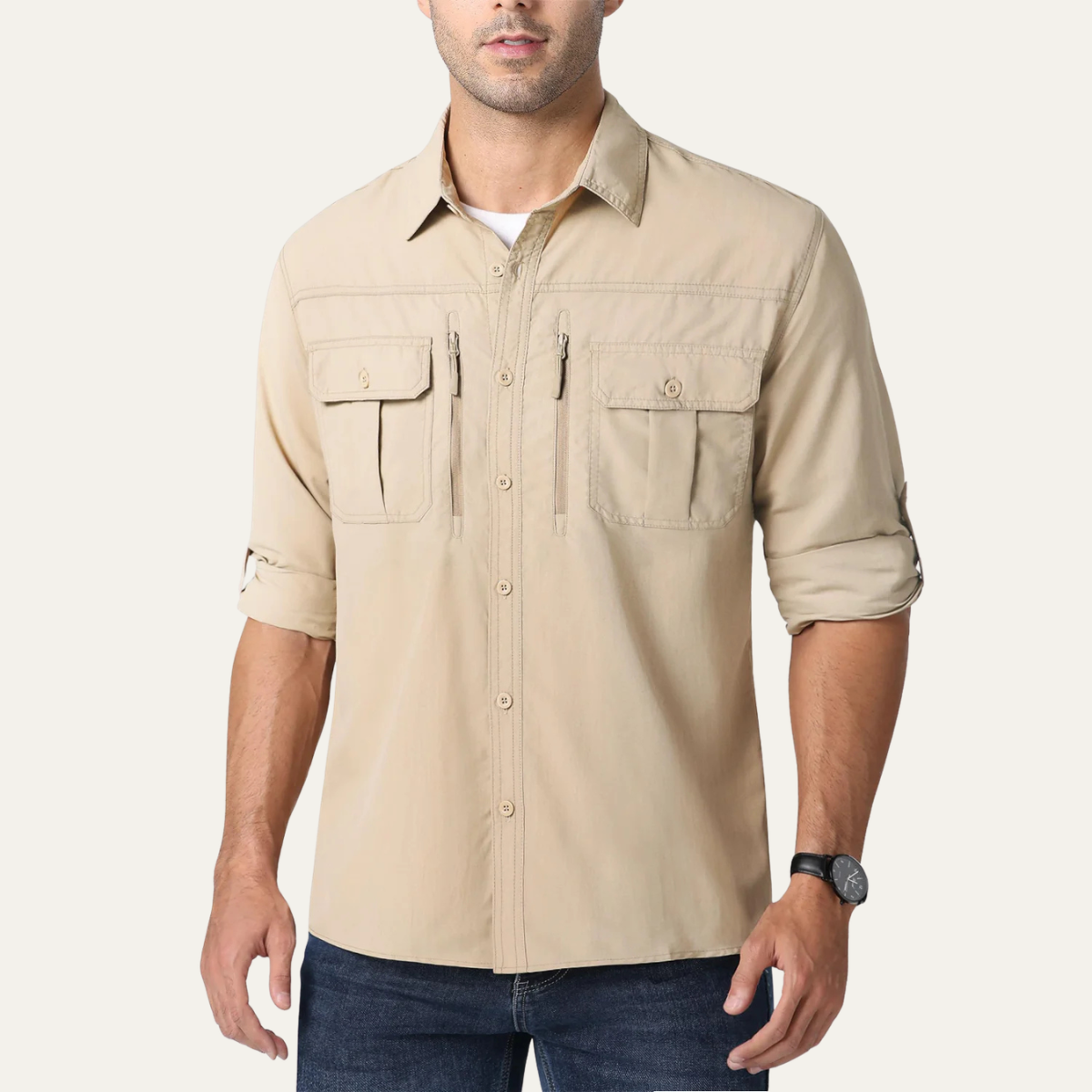 The Perugia Men’s Quick Dry UV Protection Hiking Shirt