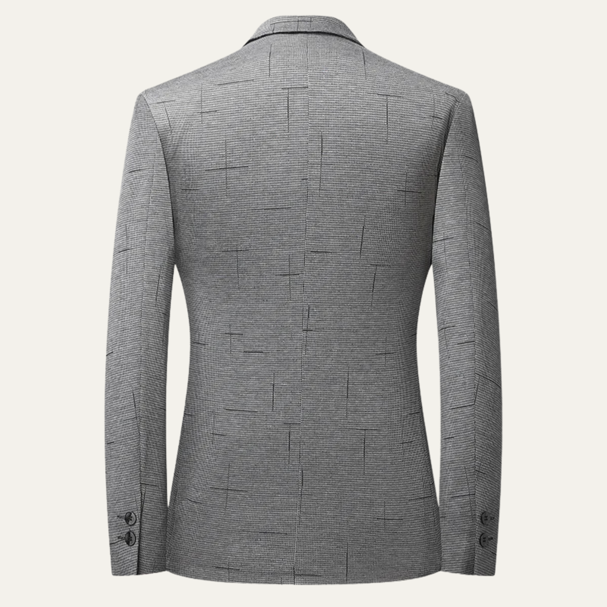 The Faircrest Men’s Casual Slim Fit Single Button Grey Blazer