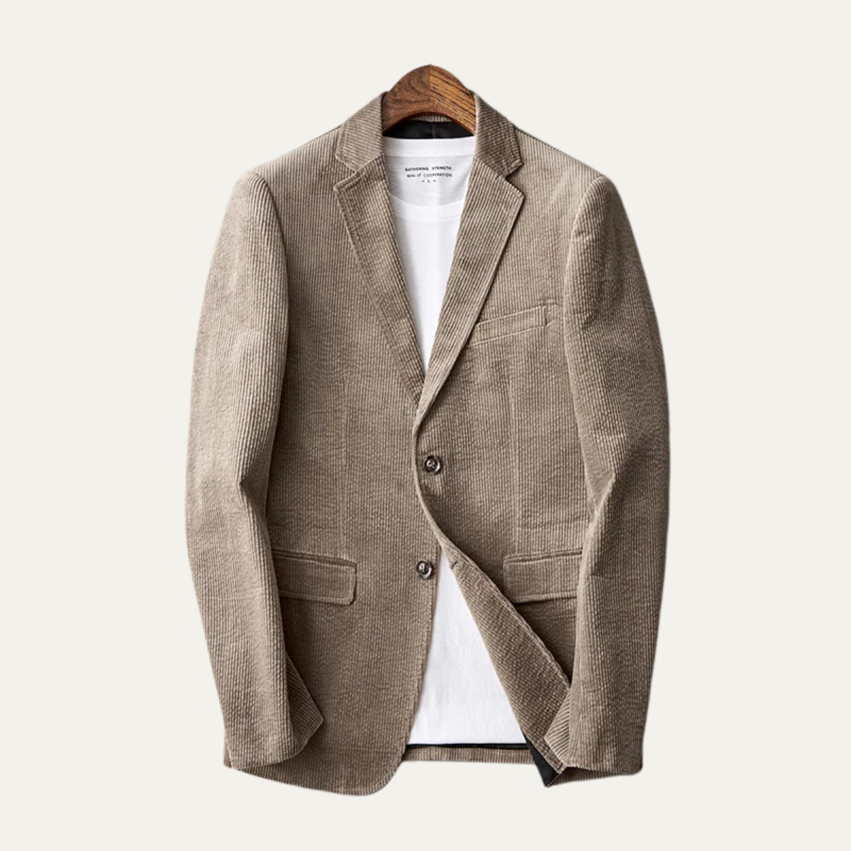 The Menaggio Men’s Elegant Slim Fit Corduroy Blazer