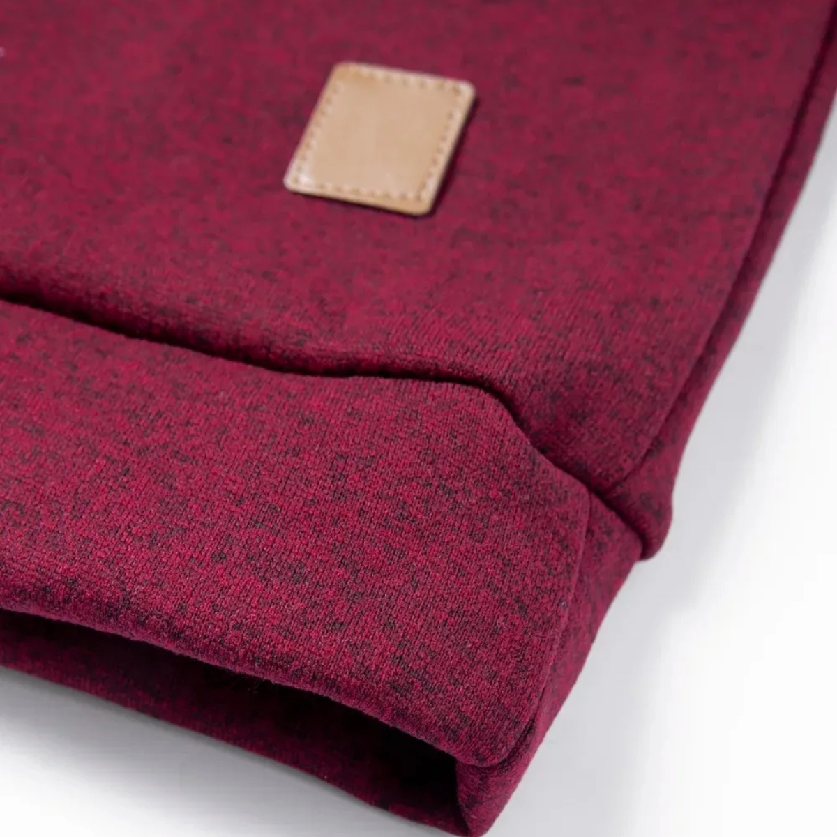 The Glenhurst Men's Stand Collar Fleece Sweater with Elbow Patches