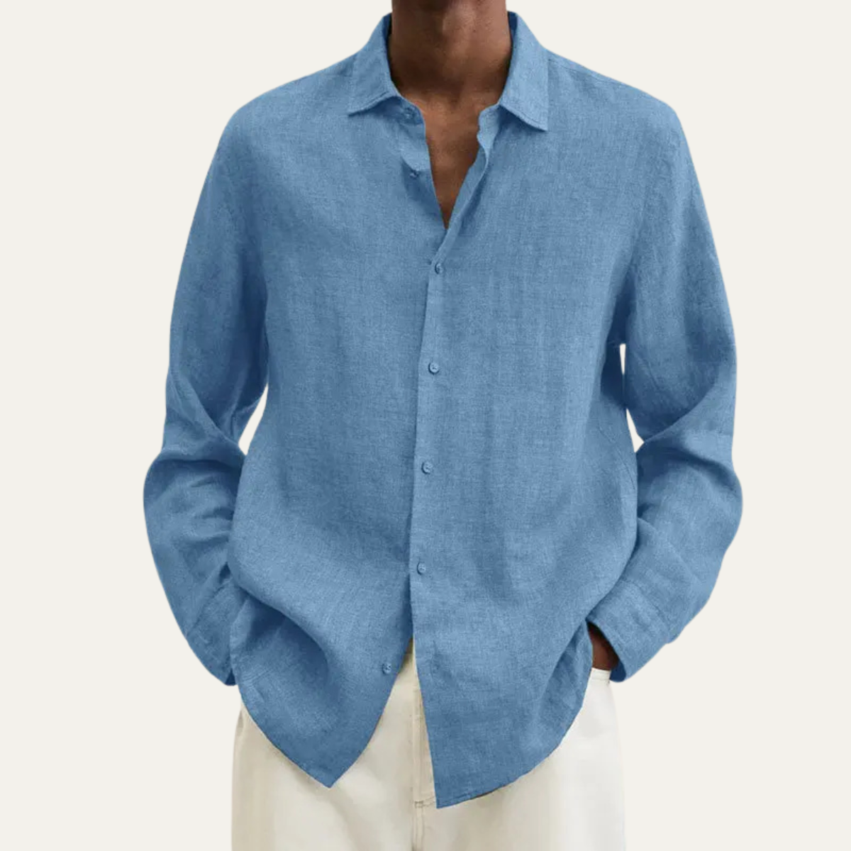 The Edgartown Men’s Casual Breathable Summer Linen Shirt