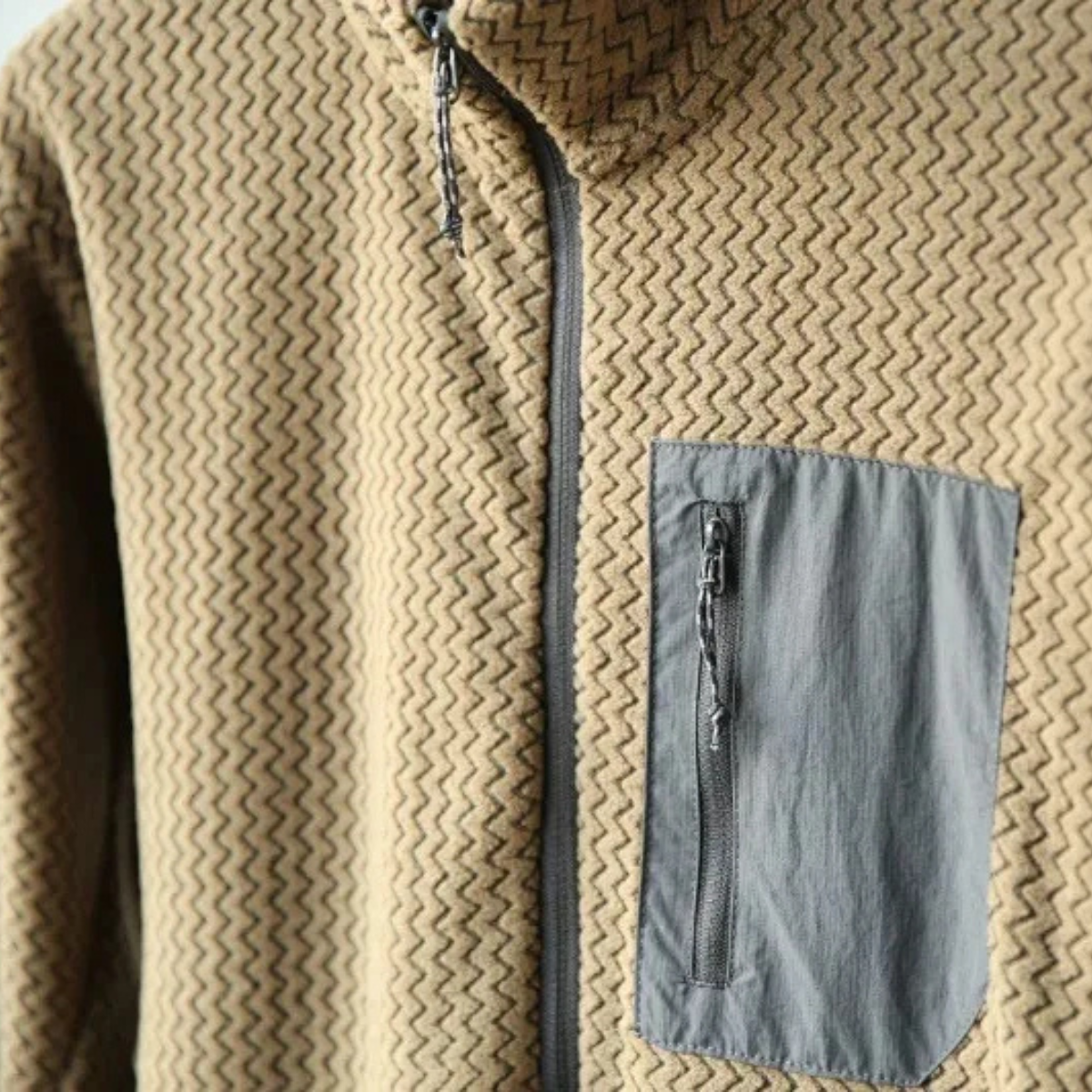 The Bellano Men’s Half Zip Fleece Sweater with Chest Pocket