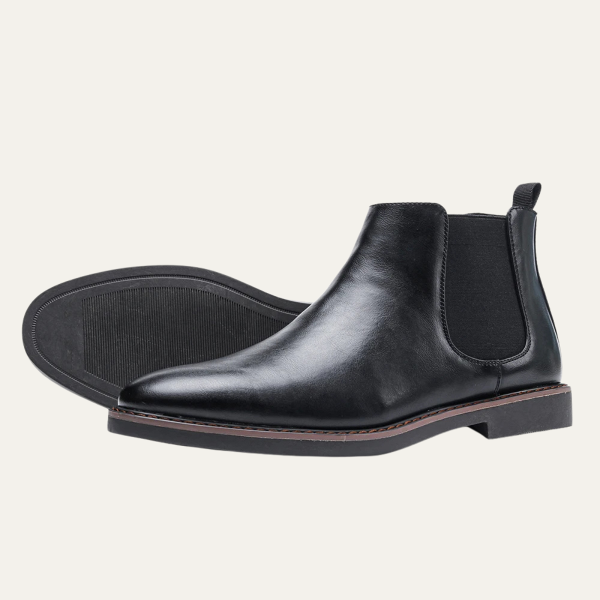 The Tavolara Men’s Classic Leather Slip On Chelsea Boots