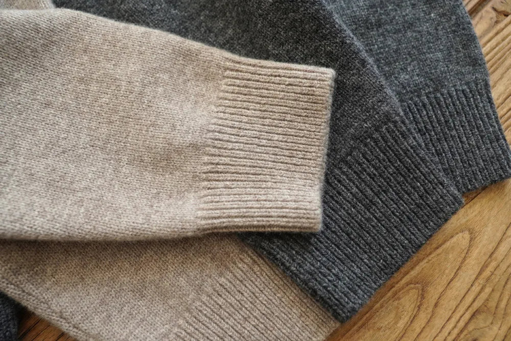 The Coronado Men’s Button Neck  Henley Knit Sweater