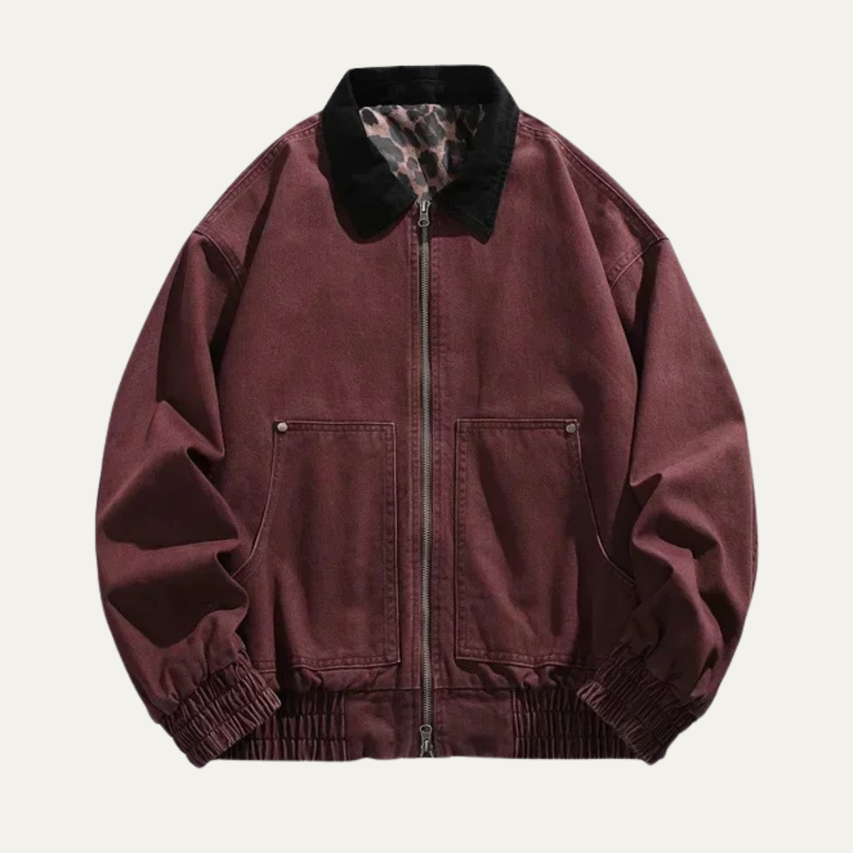 The Glendale Ridge Men’s Vintage Cotton Bomber Jacket