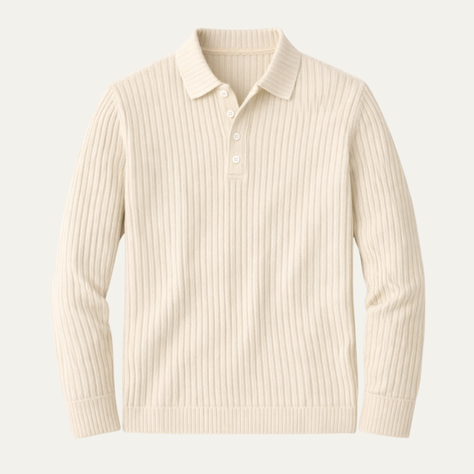 The Ostuni Men’s Ribbed Business Polo Shirt