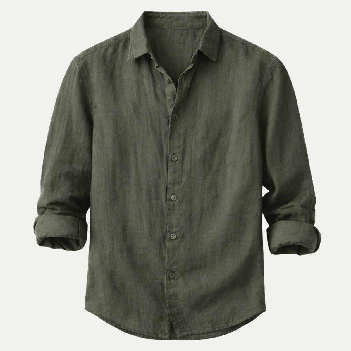 The Pinecrest Fall Men’s Casual Lightweight Linen Blend Button Down Shirt