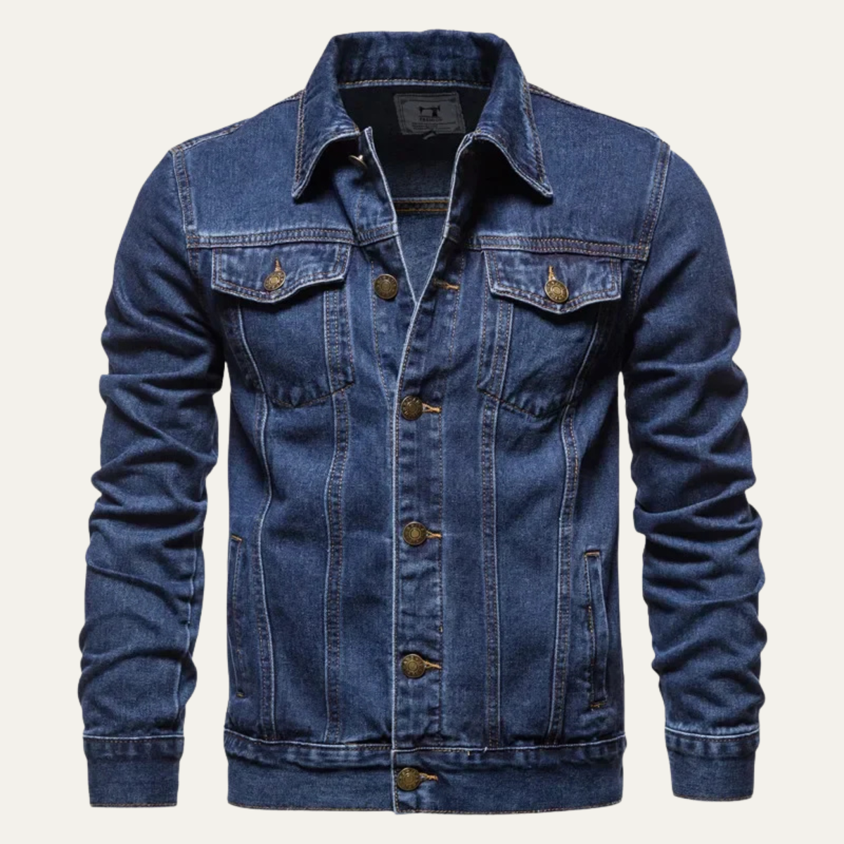 The Woodhurst Men’s Casual Vintage Slim Fit Denim Jacket